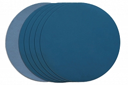 Фото анонса: Диск шлифовальный на велкро основе P180, 125мм / без отв., синий, 5 шт.